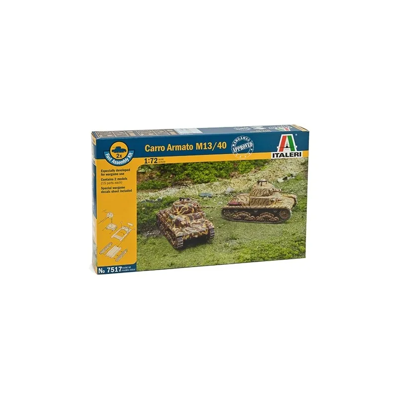 ITALERI Carro Armato M13/40 (2 FAST ASSEMBLY MOD.) 
