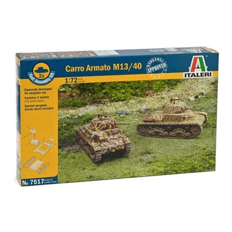 ITALERI Carro Armato M13/40 (2 FAST ASSEMBLY MOD.) 