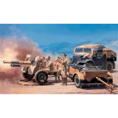 ITALERI MORRIS QUAD W 25 PDR GUN