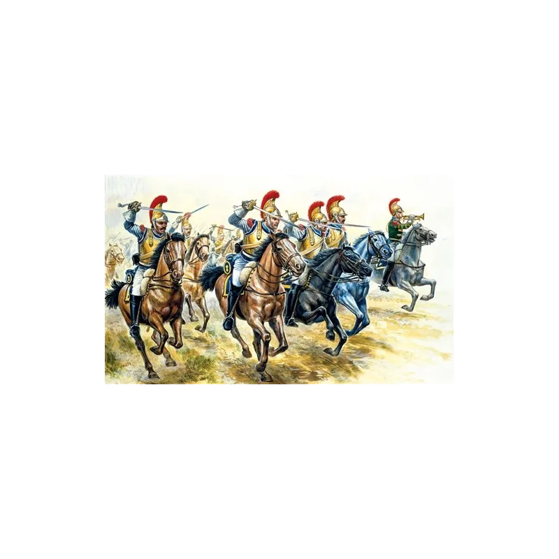 ITALERI FRENCH HEAVY CAVALRY (NAP. WARS)