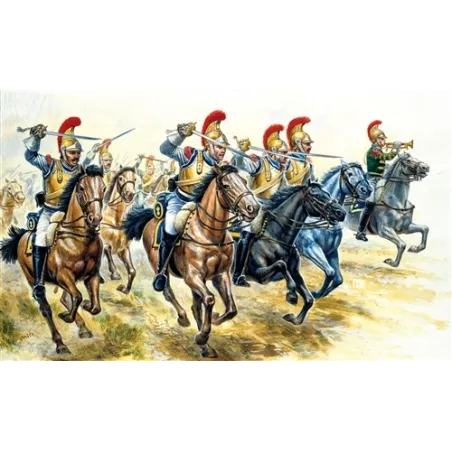 ITALERI FRENCH HEAVY CAVALRY (NAP. WARS)