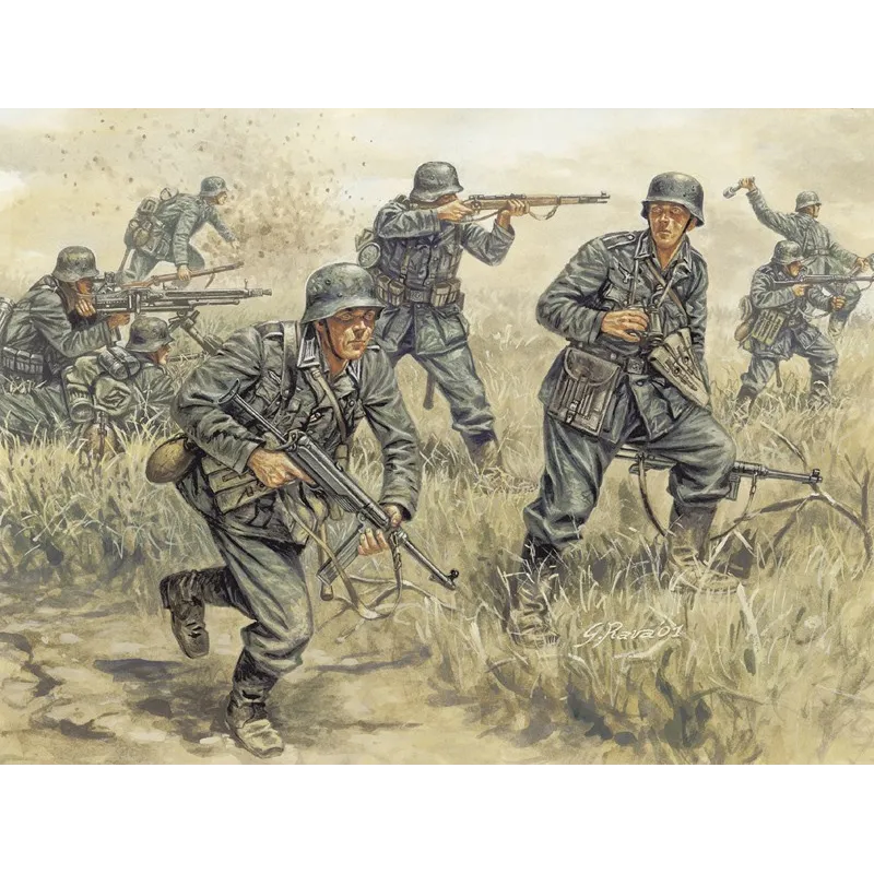 ITALERI WWII- GERMAN INFANTRY ITALERI WWII- GERMAN INFANTRY