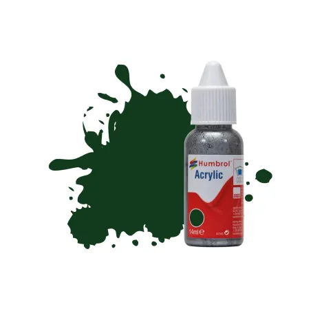 Humbrol 14ml Acrylic 03 Brunswick Green Gloss