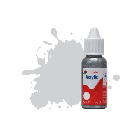 Humbrol 14ml Acrylic 11 Silver Metallic