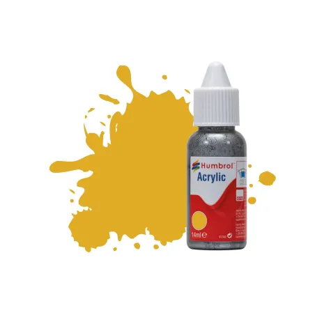 Humbrol 14ml Acrylic 16 Gold Metallic