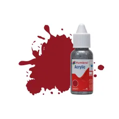 Humbrol 14ml Acrylic 20 Crimson Gloss 