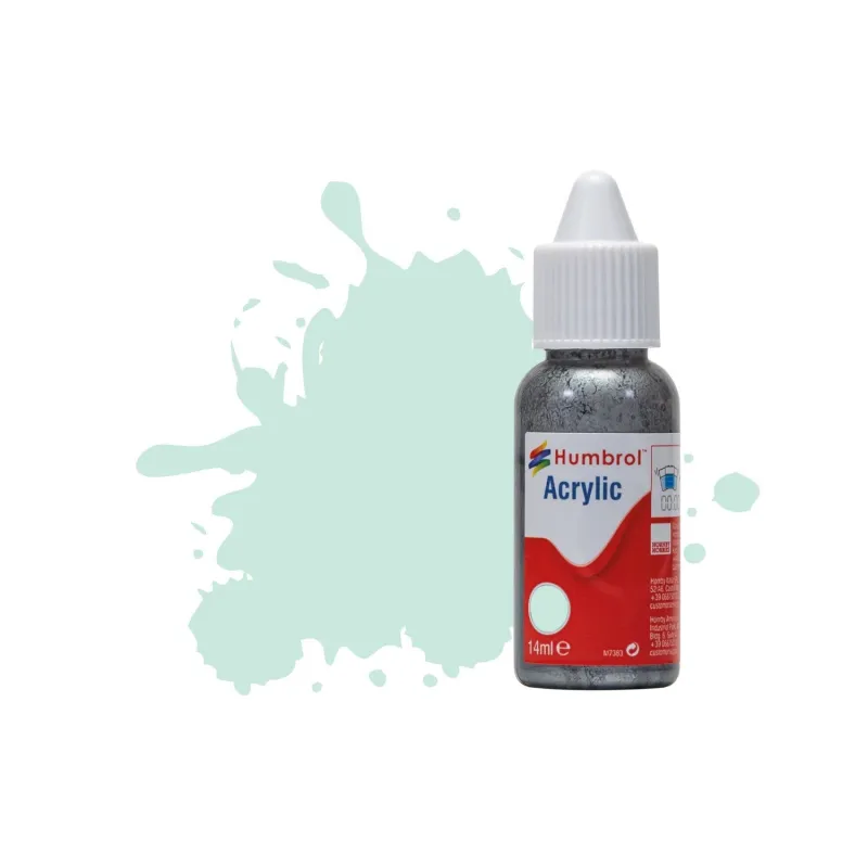 Humbrol 14ml Acrylic 23 Duck Egg Blue Matt Humbrol 14ml Acrylic 23 Duck Egg Blue Matt