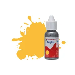 Humbrol 14ml Acrylic 24 Trainer Yellow Matt