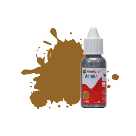Humbrol 14ml Acrylic 26 Khaki Matt