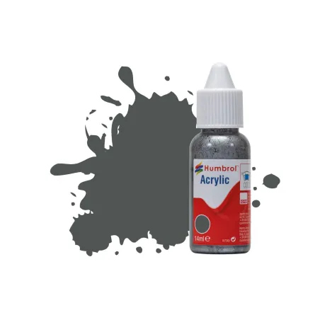 Humbrol 14ml Acrylic 27 Sea Grey Matt
