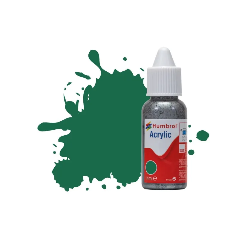 Humbrol 14ml Acrylic 30 Dark Green Matt Humbrol 14ml Acrylic 30 Dark Green Matt