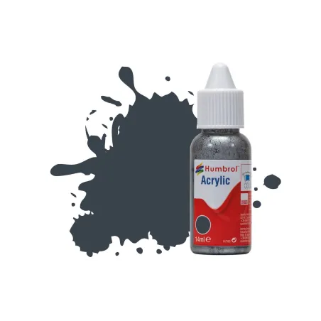 Humbrol 14ml Acrylic 32 Dark Grey Matt
