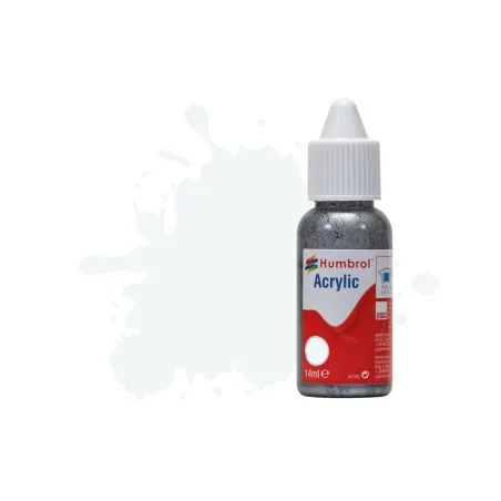 Humbrol 14ml Acrylic 34 White Matt