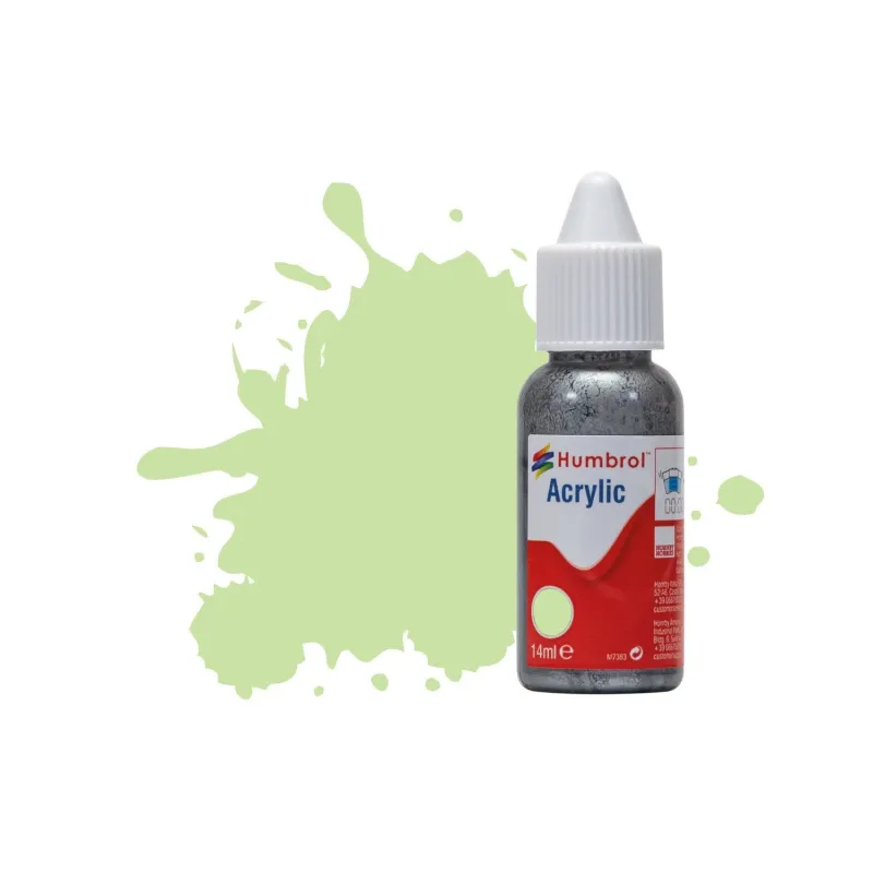 Humbrol 14ml Acrylic 36 Pastel Green Matt