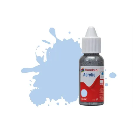 Humbrol 14ml Acrylic 44 Pastel Blue Matt