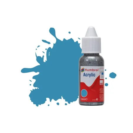 Humbrol 14ml Acrylic 48 Mediterranean Blue Gloss