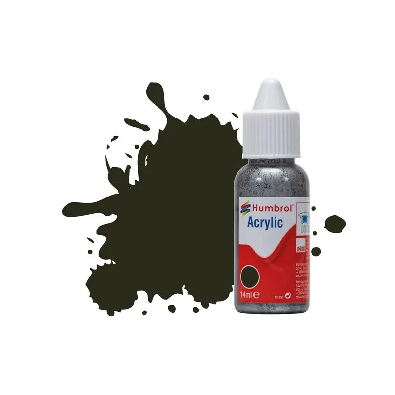 Humbrol 14ml Acrylic 53 Gunmetal Metallic Humbrol 14ml Acrylic 53 Gunmetal Metallic