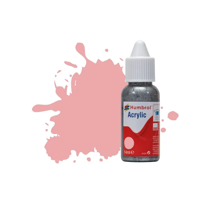 Humbrol 14ml Acrylic 57 Pink Matt