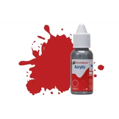 Humbrol 14ml Acrylic 60 Scarlet Matt