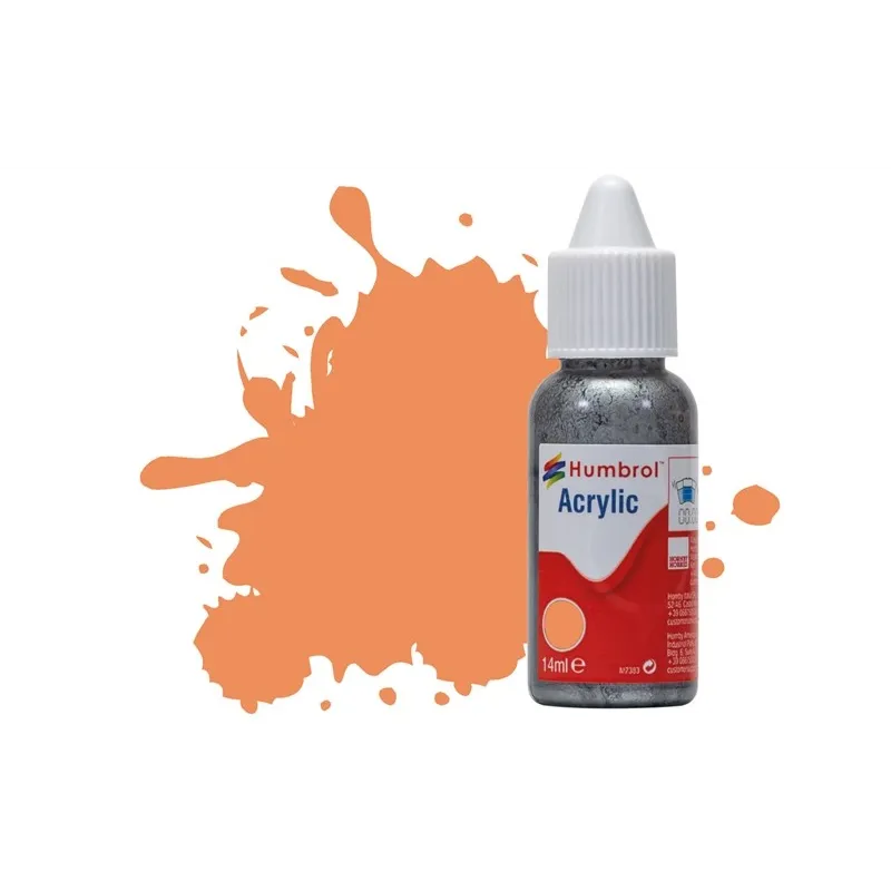 Humbrol 14ml Acrylic 61 Flesh Matt