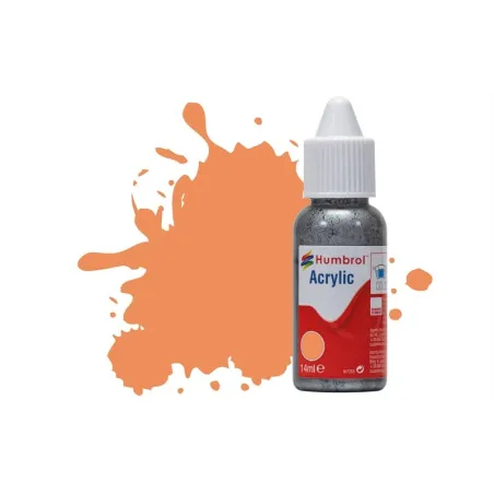 Humbrol 14ml Acrylic 61 Flesh Matt