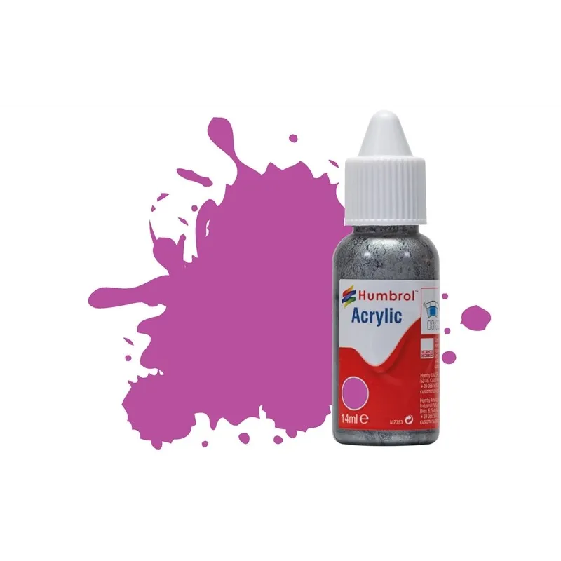 Humbrol 14ml Acrylic 58 Magenta Matt