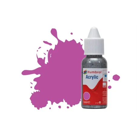 Humbrol 14ml Acrylic 58 Magenta Matt