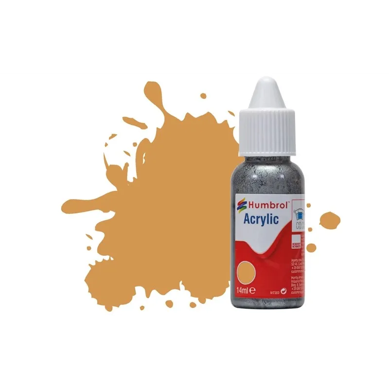 Humbrol 14ml Acrylic 63 Sand Matt