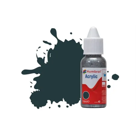 Humbrol 14ml Acrylic 67 Tank Grey Matt 