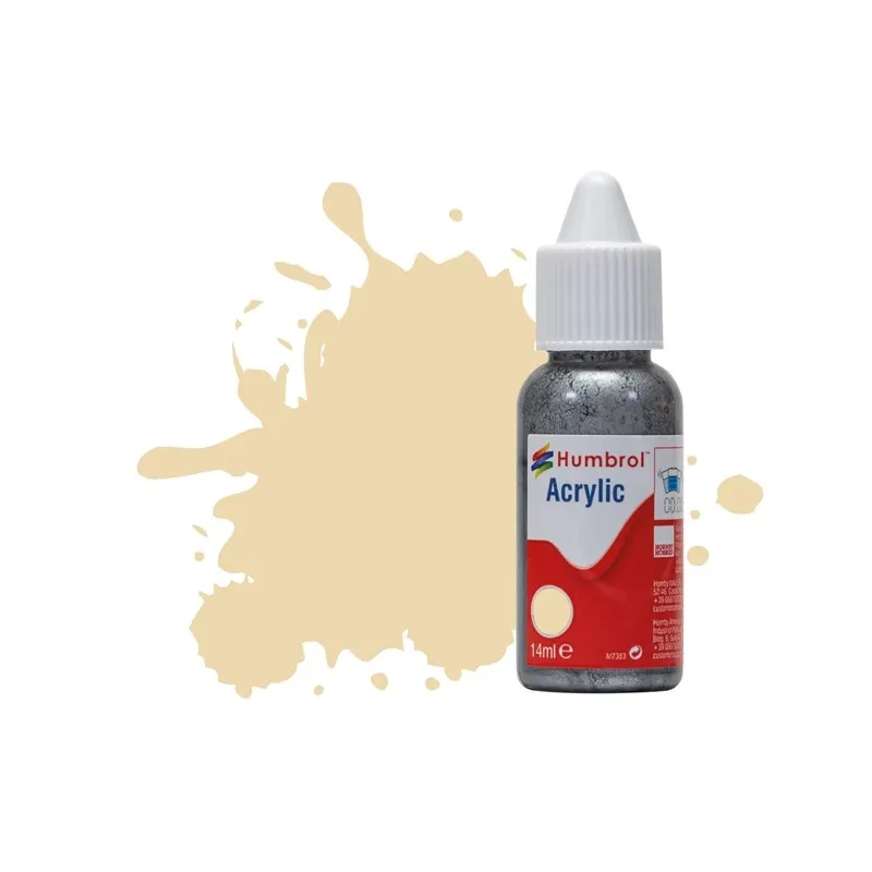 Humbrol 14ml Acrylic 71 Oak Satin