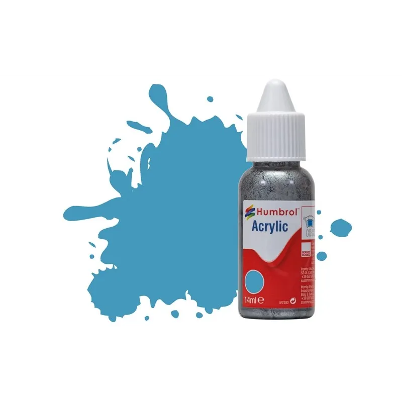Humbrol 14ml Acrylic 89 Middle Blue Matt Humbrol 14ml Acrylic 89 Middle Blue Matt