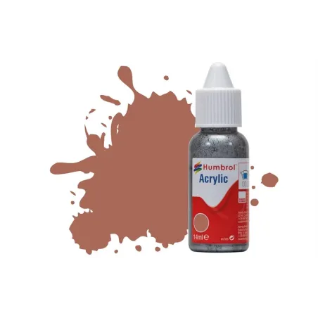 Humbrol 14ml Acrylic 113 Rust Matt