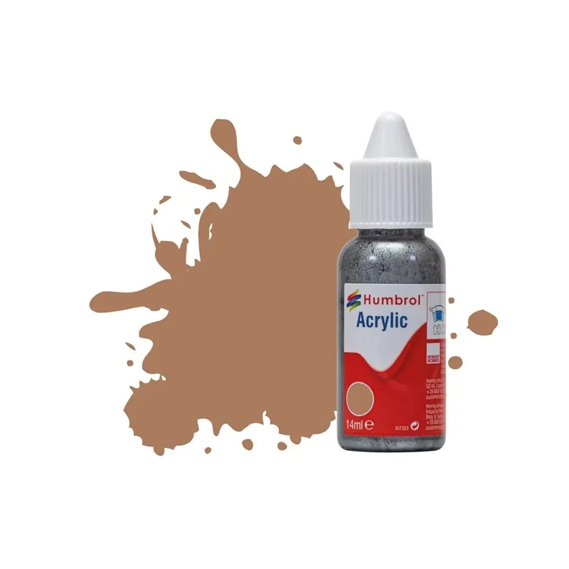 Humbrol 14ml Acrylic 118 US Tan Matt Humbrol 14ml Acrylic 118 US Tan Matt