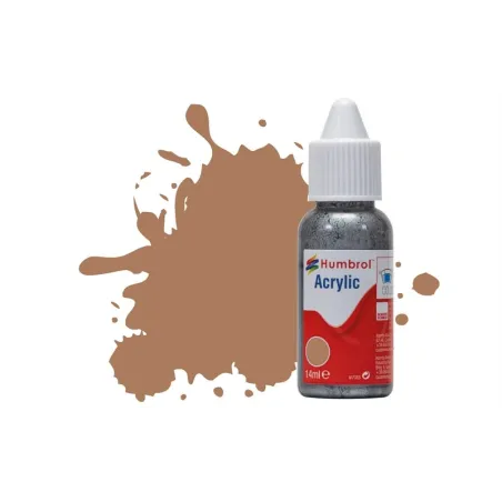 Humbrol 14ml Acrylic 118 US Tan Matt