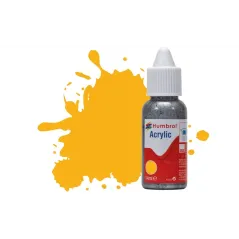 Humbrol 14ml Acrylic 154 Insignia Yellow Matt