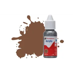 Humbrol 14ml Acrylic 186 Brown Matt