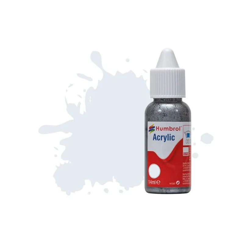 Humbrol 14ml Acrylic 191 Chrome Silver Metallic Humbrol 14ml Acrylic 191 Chrome Silver Metallic