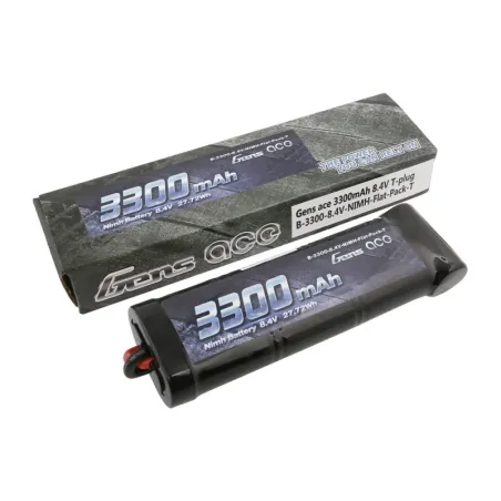 NiMH 8.4V Flat 3300mAh with T-Type
