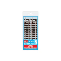 Peco ST-3002 Short Straight (Pack of 4)