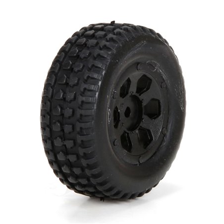 Front/Rear Premount Tire:(2) 1:24 4WD Torment