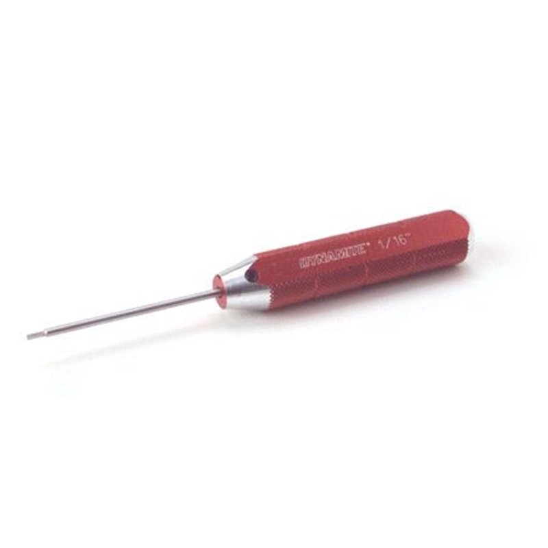 Machined Hex Driver, Red: 1/16
