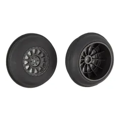TEAM ASSOCIATED SAND RIBBED FRONT TYRES ON METHOD SC WHEEL
