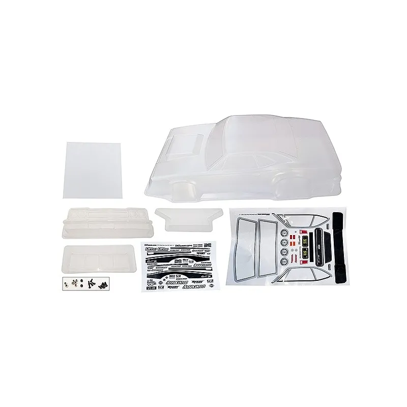 TEAM ASSOCIATED DR10 REAKT DRAG BODY SHELL CLEAR