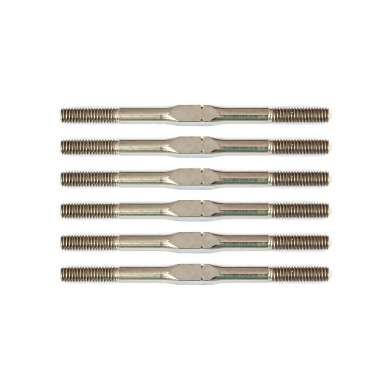 ASSOCIATED FT TITANIUM TURNBUCKLE SET 3X48MM RC10B6.1