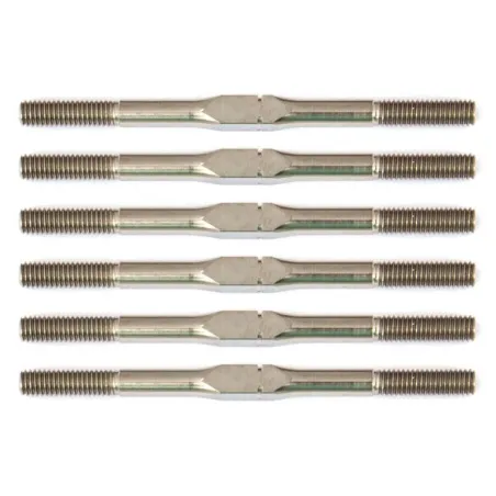ASSOCIATED FT TITANIUM TURNBUCKLE SET 3X48MM RC10B6.1