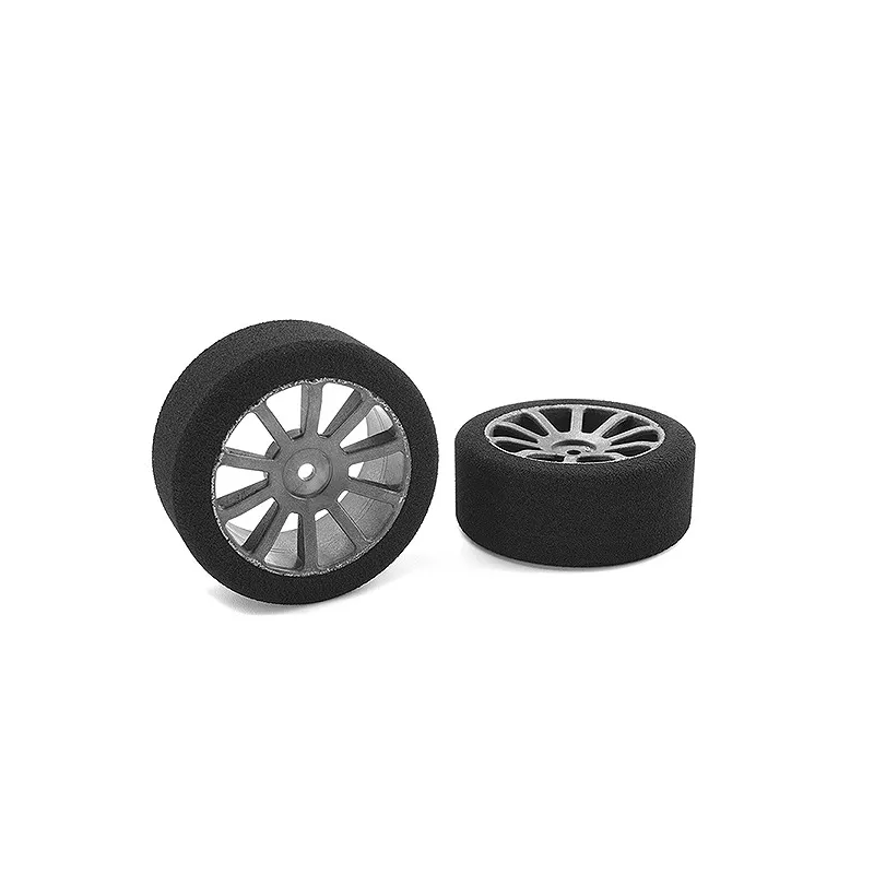CORALLY ATTACK FOAM TYRES 1/10 GP TOURING 37 SHORE 26MM FRONT CARBON RIMS 2PCS CORALLY ATTACK FOAM TYRES 1/10 GP TOURING 37 SHORE 26MM FRONT CARBON RIMS 2PCS