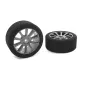 CORALLY ATTACK FOAM TYRES 1/10 GP TOURING 40 SHORE 26MM FRONT CARBON RIMS 2PCS CORALLY ATTACK FOAM TYRES 1/10 GP TOURING 40 SHORE 26MM FRONT CARBON RIMS 2PCS