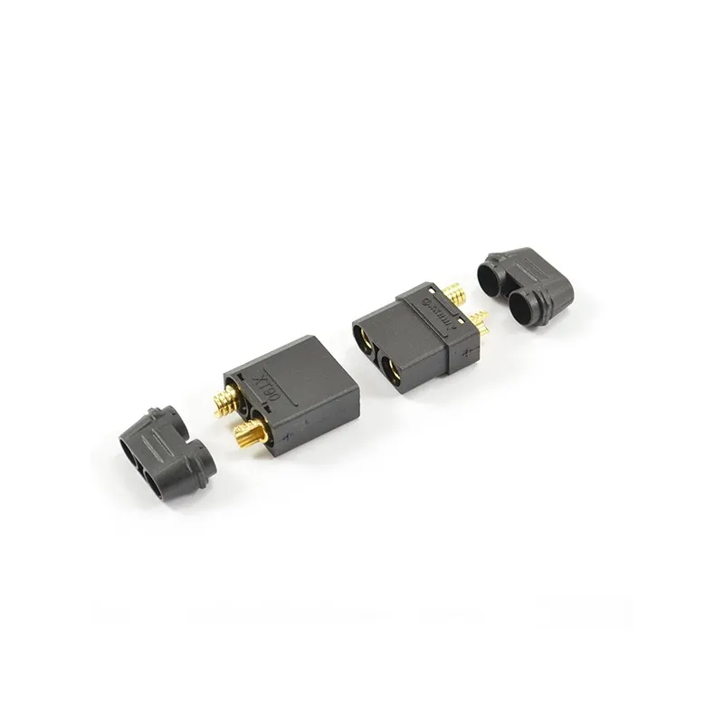 CENTRO XT-90 BLACK CONNECTOR (MALE/FEMALE)