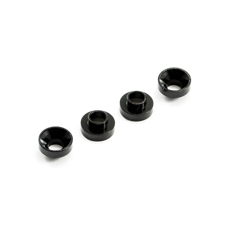 CENTRO ALUMINIUM SERVO MOUNT COLLARS (4) - BLACK
