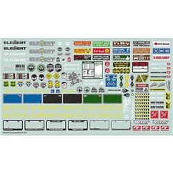 ELEMENT RC ELEMENT SCALE DECAL SHEET